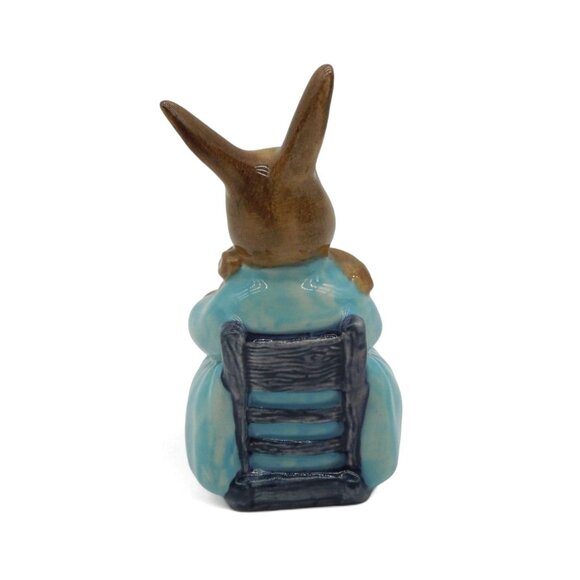 BEATRIX POTTER Beswick Mrs Rabbit And Bunnies 1976 Signed Figurine Vintage - Picture 9 of 10